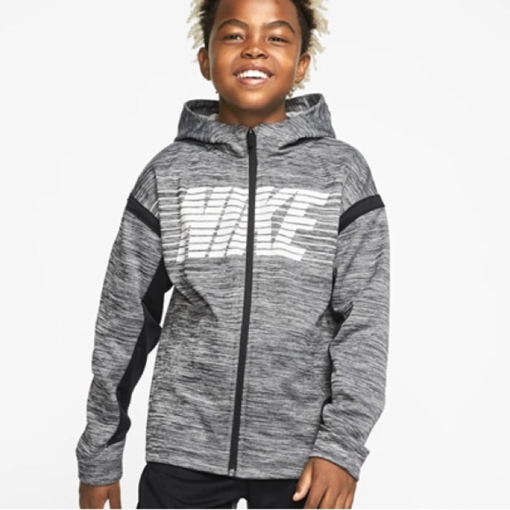 Dri-Fit Nike Kids Gray Jacket - Picture 1 of 3